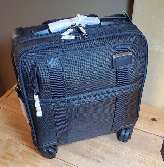 TUMI Merge Carry-On Small Compact 4 Wheeled Brief - Black 131311-1041 - $680