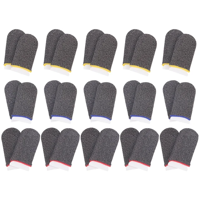 30 Pcs Versatile Finger Protector Finger Cots Black Mittens The Mitten Thumb