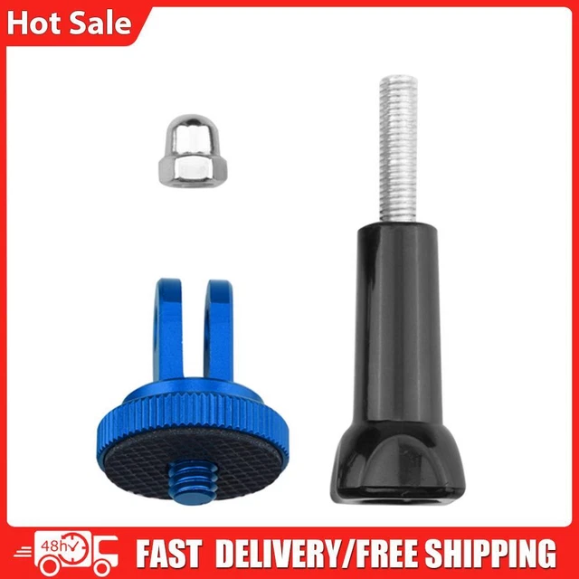Action Camera Mount 1/4 Tripod Screw Adapter for Insta360 ONE X2/X (Blue)