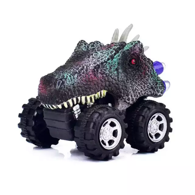 Vibe Geeks Dinosaur Toy Pull Back Car Perfect Birthday Gift for Kids