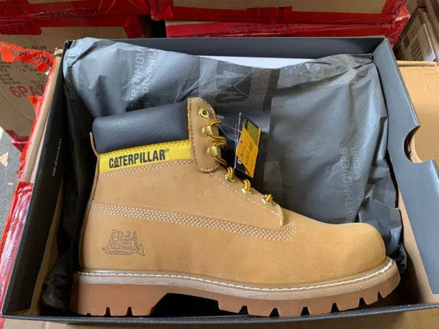 CATERPILLAR CAT COLORADO Non Safety Boots Size 9 in Honey Reset £55.00 ...