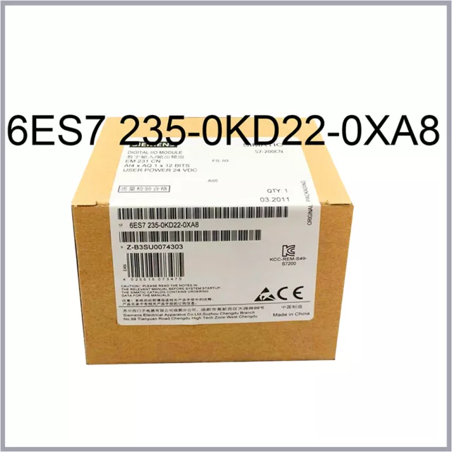 Siemens 1PCS New PLC MODULE 6ES7 235-0KD22-0XA8 6ES7235-0KD22-0XA8 Fast Shipping 2