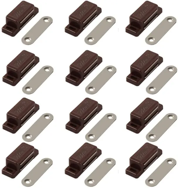 Cabinet Magnet Latch - Best for Cabinet Doors, Cupboards, Drawers and Sh...
