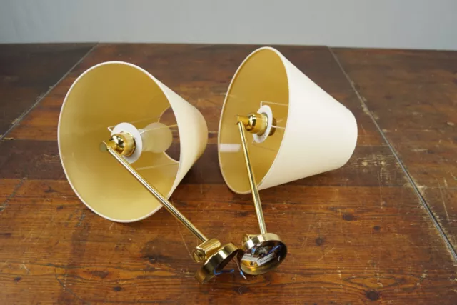 Wall Lamp Vintage Brass Reading Lamp Hollywood Regency 60er Retro 70er 1/2