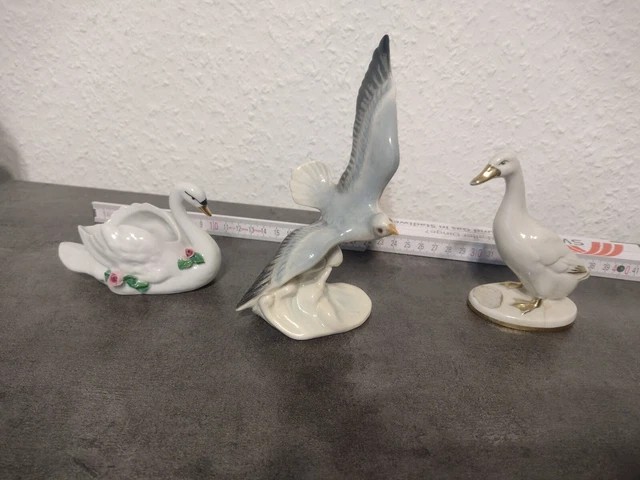 Melody Jane Puppenhaus-Zubehör: Sitzende Möwen Auf Baumstämmen – Deko Für Strand- Oder Küstenszene (Maßstab 1:12)