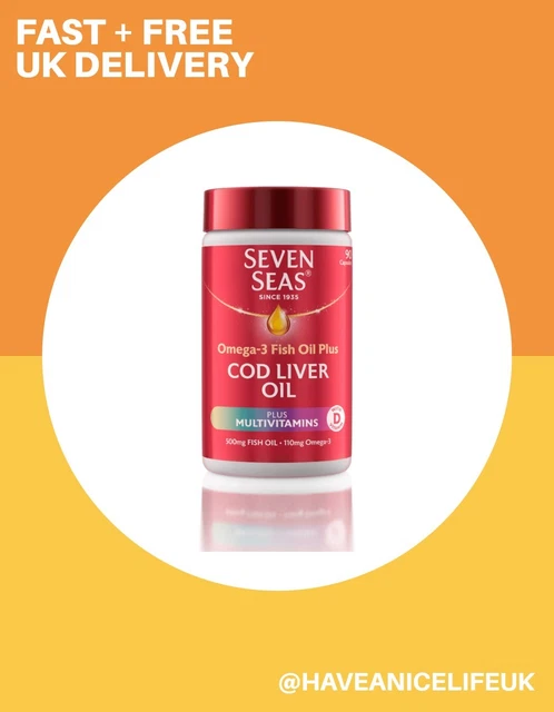 SEVEN SEAS COD Liver Oil and Multi Vitamins - 90 Capsules. £13.95 ...