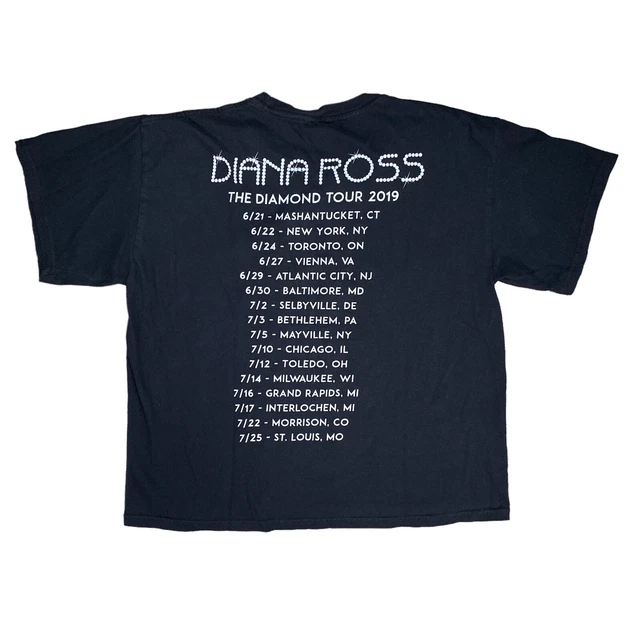 Diana Ross Diamond Tour 2016 Toronto Sony Centre Music T Shirt Mens Large 2