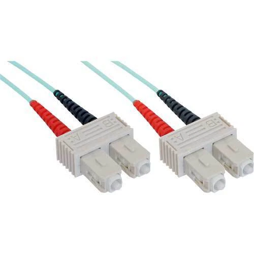 10 cavi duplex InLine® fibra ottica, SC/SC 50/125μm, OM3, 3 m
