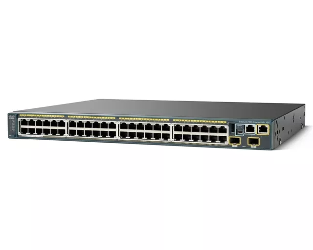 ⭐CISCO WS-C2960S-48TD-L 48x10/100/1000 Gigabit +2x SFP+ 10GbE LanBase Tested