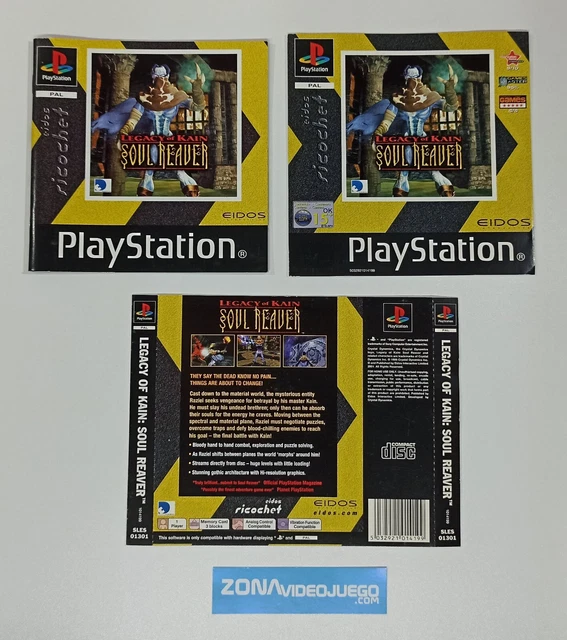 Quadro Legacy of Kain Soul Reaver Pôster - Sony PlayStation Americano