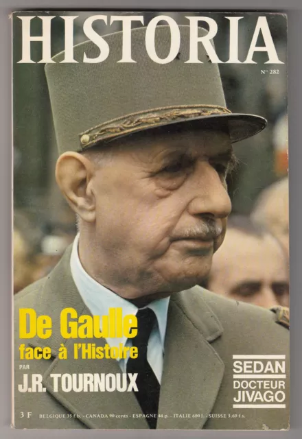 *** HISTORIA *** n° 282 - Mai 1970 - De Gaulle