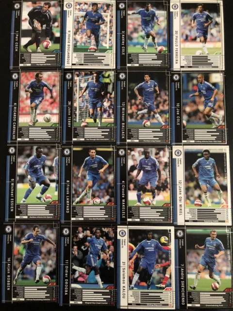 Chelsea FC Complete Sets Panini/Sega (Japan) WCCF