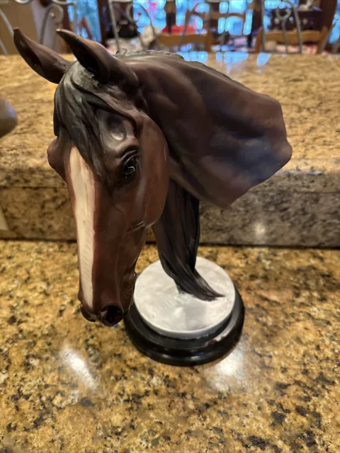Horse Head Bust Resin Equestrian Statue