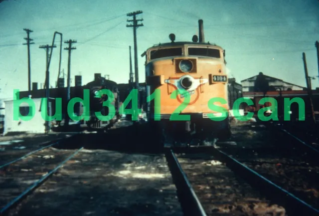CNW Chicago & North Western SCENE at No Green Bay WI 1959 DUPLICATE Slide!