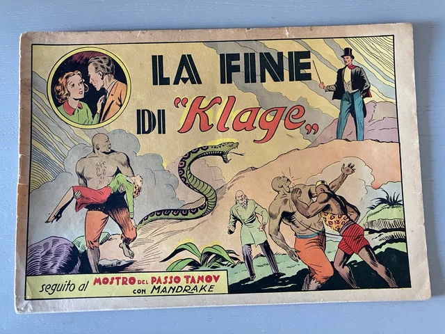 LA FINE DI “KLAGE” con Mandrake Ed. Cencetti novembre 1945 EUR 0,99 ...