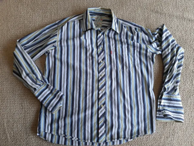 Pepe Jeans London Mens long sleeve Dress Shirt XXL Approved 100% Cotton