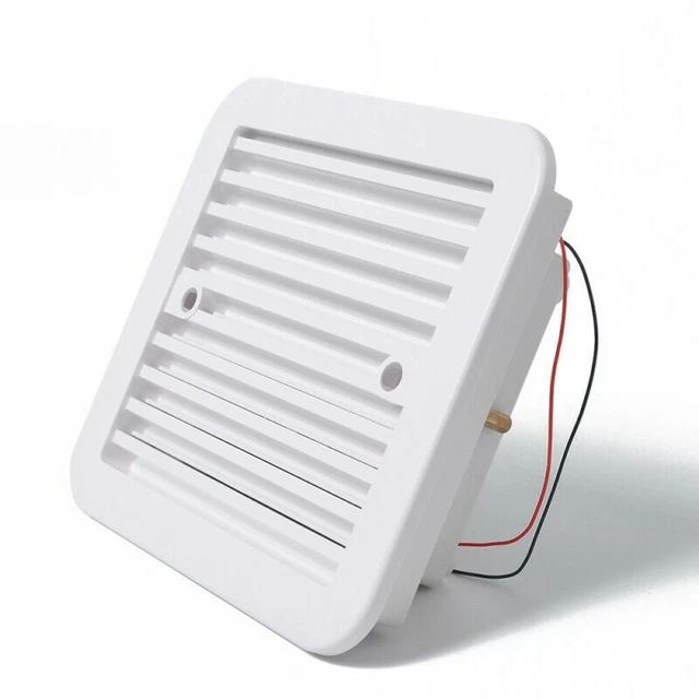 Ventilation Ventilateur 12V Blanc Rechange Accessoire Remplacement Professionnel