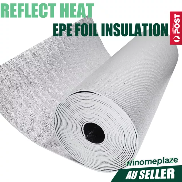 Heat Shield Thermal Reflect EPE Foil Insulation Car Window Shed Roof  Insulation