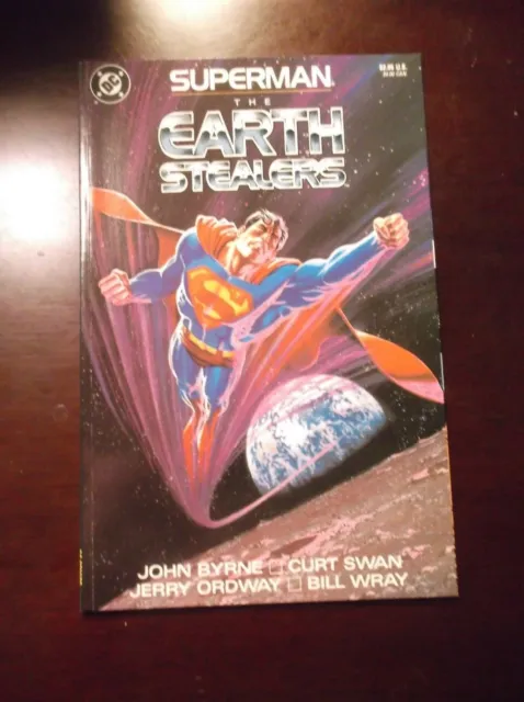 Superman The Earth Stealers One Shot # 1 Nm Near Mint Square Bound 1988 9.4 9.6
