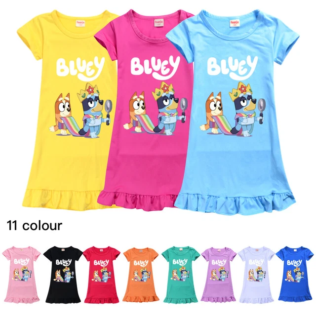 BINGO BLUEY PRINT Kids Boys Girls Sleepwear Dress Pyjamas