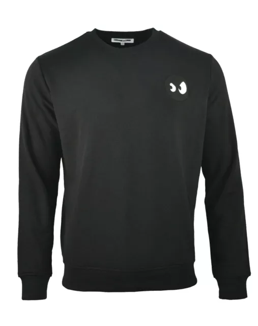 MCQ EMBROIDERED MAD Chester Sweatshirt Monster Eyes Chest Logo Alexander Mcqueen 114.99 PicClick UK