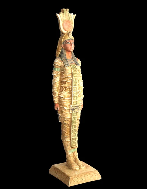 RARO ANTIGUO EGIPCIO FARAÓNICO ANTIGUO ISIS Stand Estatua grande Piedra EGYCOM