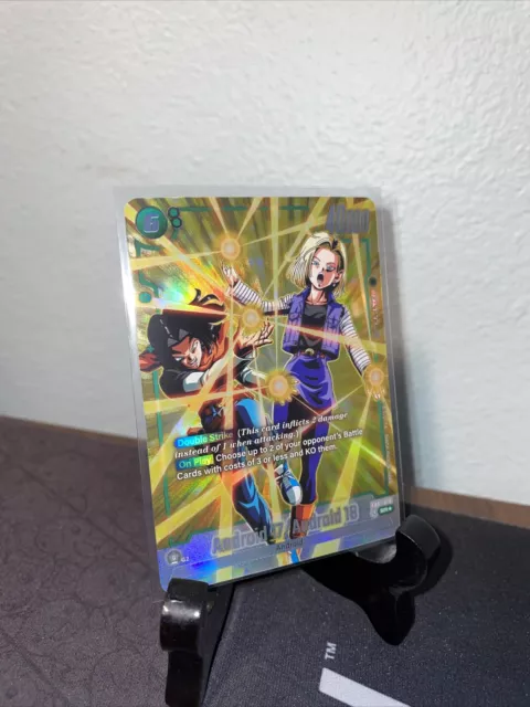 Android 17/Android 18 FB01-078 SR Alt Art Dragon Ball Fusion World English