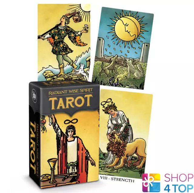 Radiant Wise Mini Tarot Karten Deck Esoteric Fortune Telling Lo Scarabeo Neu