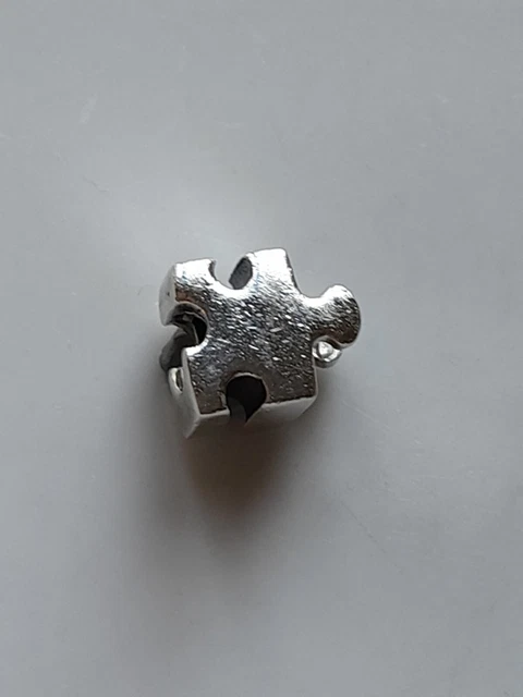 Chamilia sterling silver 925 autism awareness jigsaw piece bracelet charm