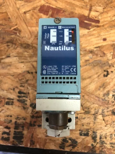 Schneider Telemecanique Nautilus IEC 947-5-1 IP66 Pressure Switch Used - Working