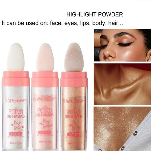 Stick glitter polvere De Hadas lucentezza effetto battesimale viso corpo segnalibro