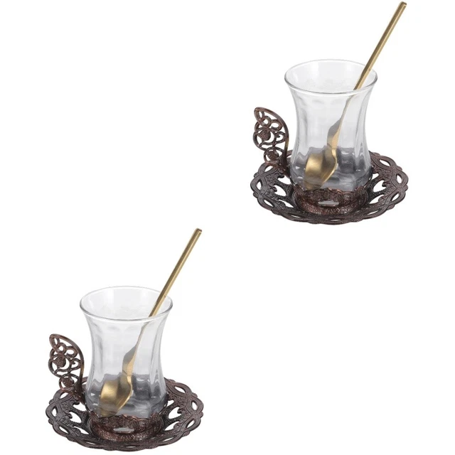 2 tazze da caffè trasparenti riutilizzabili tazza da caffè tazza da tè tazza da caffè per caffè domestico