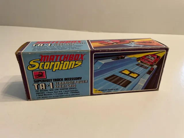 Matchbox Scorpions TA-1 Scorpion Power Start Grid im Originalkarton  (U060)