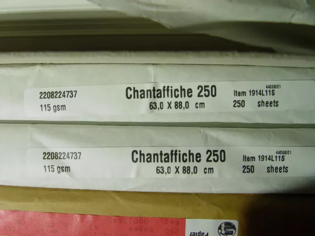 Chantaffiche 250 Druckpapier 63 x 88 cm