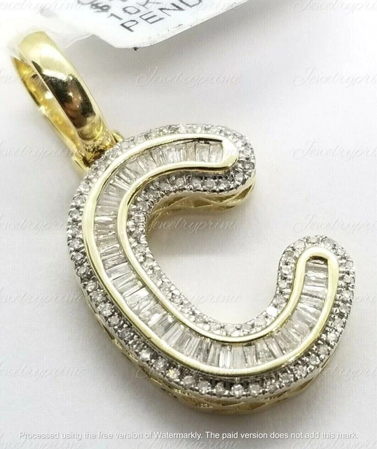 Dazzlingrock Collection 14K White Gold Diamond Initial Pendant - 0.05 Ct Lowercase Letter 'a' To 'z', 18" Chain Included - View #3