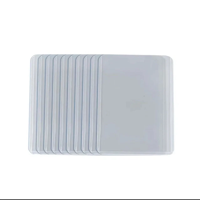 100 Ultra Pro RED TOPLOADERS  35pt Rigid Card Protectors For Pokemon, MTG,  Trading Cards