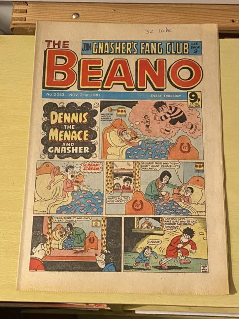 Beano Comic - #2053 - 21st November 1981