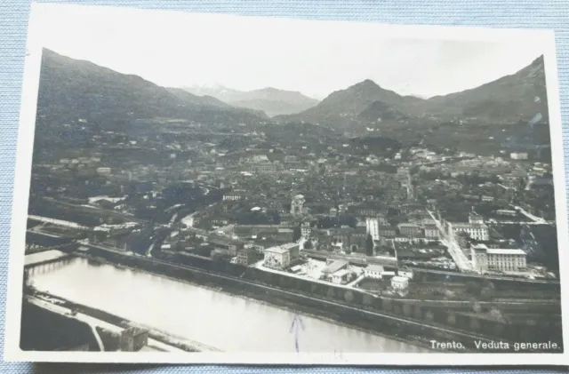 Trento - Veduta Generale Dall'alto - Rara Cartolina - Inizio '900