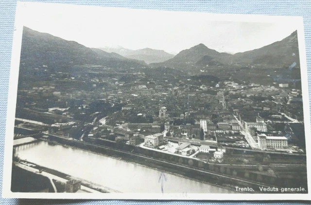 Trento - Veduta Generale Dall'alto - Rara Cartolina - Inizio '900