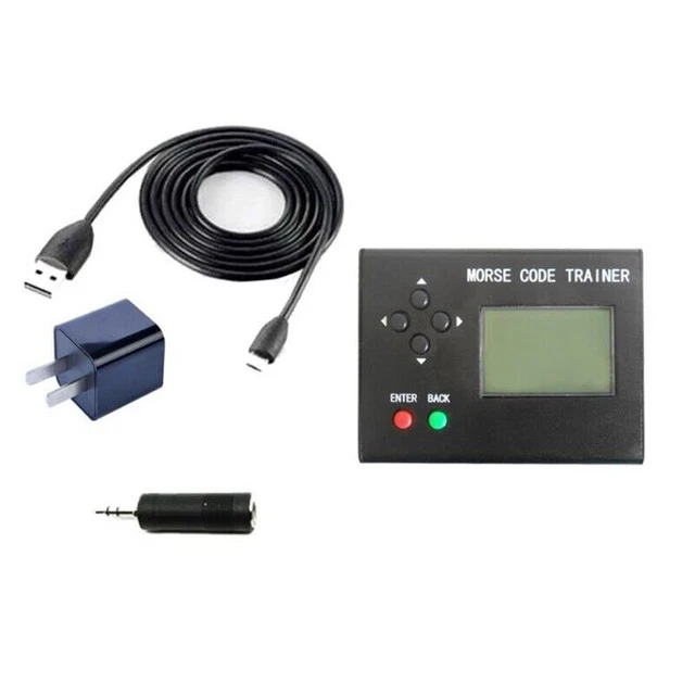 Morse Code Trainer LCD Telegraph Short Wave Radio Station Transmitter CW