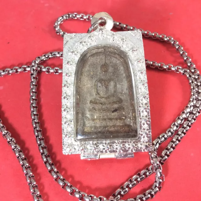 Phra Somdej Toh Wat Rakang Thai Buddha Amulet Necklace Pendant Talisman Power h7