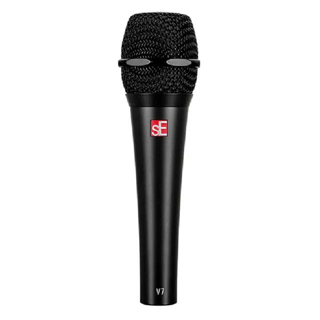 sE Electronics V7 Black Handheld Dynamic Super-Cardioid Vocal Microphone