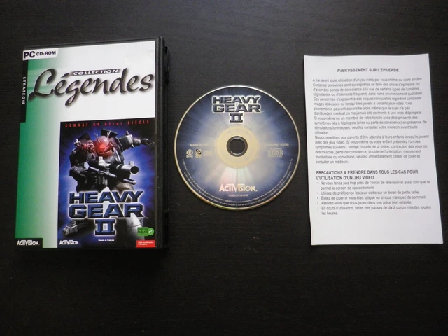 Jeu PC HEAVY GEAR II - Big Box Allemand - Version DE - État Correct - Jeu D'action