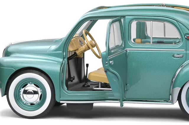 Renault 4CV Convertible Vert Ardennes,echelle 1:18,Solido,neuve 7