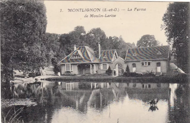 MONTLIGNON 1 la ferme de moulin larive écrite 1921