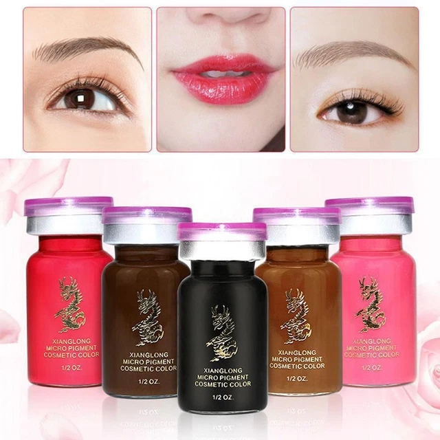 Emulsiones duraderas pigmento maquillaje cejas delineador de labios tinta semipermanente