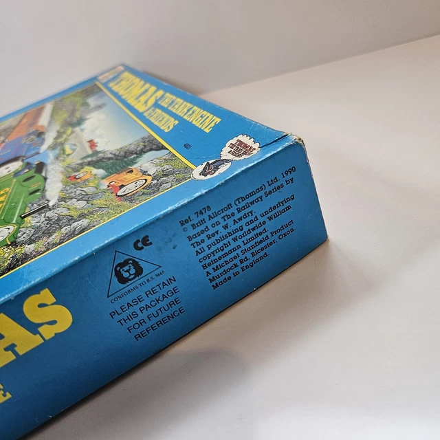 1990 THOMAS THE Tank Engine & Friends Giant Floor Puzzle Michael Stanfield VIDEO £9.99 PicClick UK