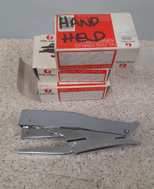 Rexel Trojan handheld stapler