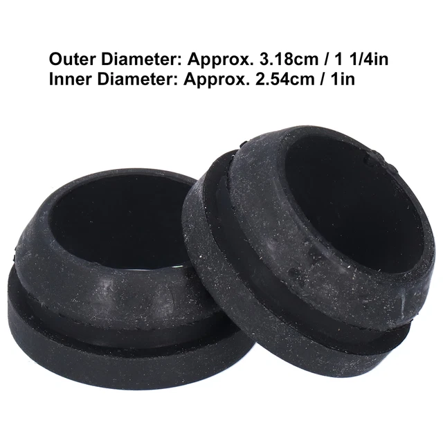 2pcs Rubber PCV Breather Grommets Rubber Material Valve Cover Grommet