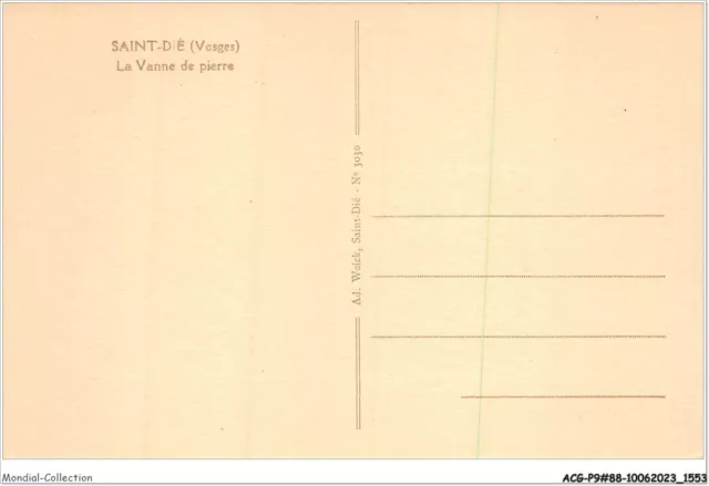 ACGP9-88-0779 - SAINT-DIE - la vanne de pierre 2